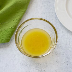 small bowl of homemade lemon vinaigrette