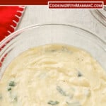 pinnable image for bechamel sauce for lasagna