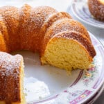 pinnable image for Ciambella Italian Ring cake
