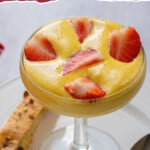 pinnable image for easy zabaglione dessert